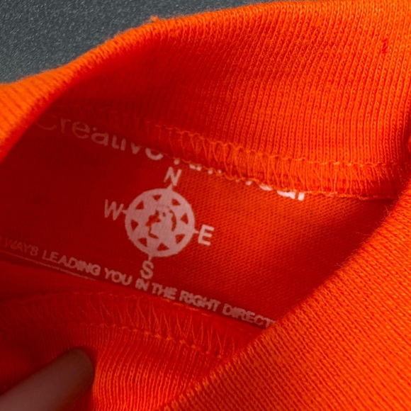 5/$25 NWT Orange Clemson Logo Infant 3-6 month T-Shirt - Picture 4 of 4